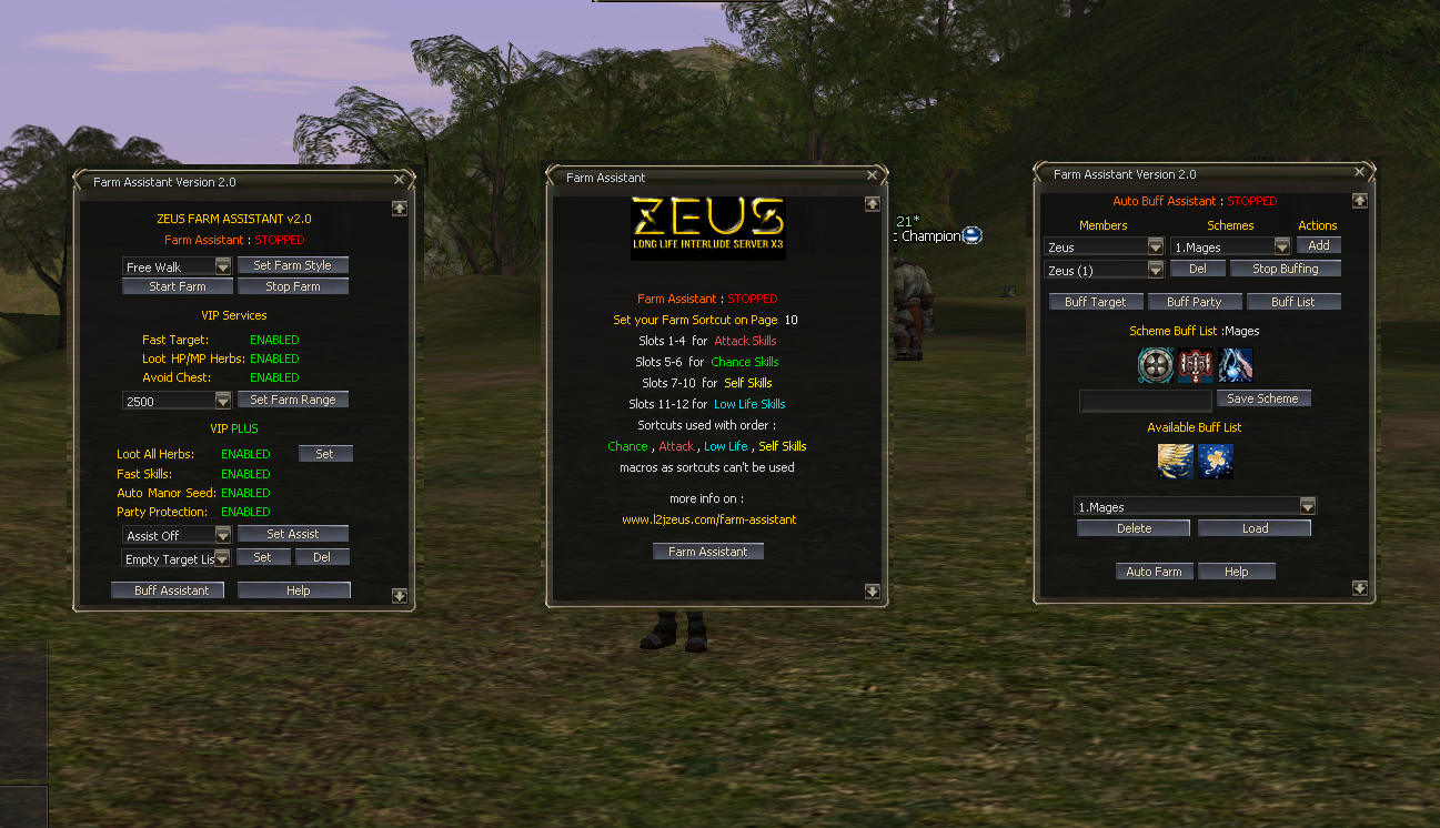 Zeus Auto Farm Buff Assistant